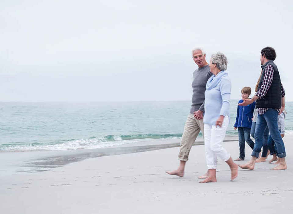 This family protected their future and assets by employing Craig Daniell, and enjoying their retirement on the beach.